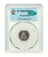 1890 10C PCGS/CAC PR67 ex: D.L. Hansen - £2,803.16 GBP