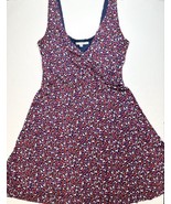 Boden Fit &amp; Flare Sleeveless Dress (US 14/UK 18) Red/Pink/Blue Pattern S... - £32.27 GBP