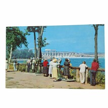 Postcard Billion Dollar St Lawrence River Seaway Visitors Viewing Construction - $6.98