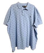 Polo Ralph Lauren Mens XXL 2XL Blue Pony RPL Initials Cotton Polo NWT $1... - $795.27 MXN