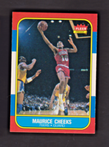 1986 Fleer Basketball #16 Maurice Cheeks Philadelphia 76ers NM/MT - £8.63 GBP