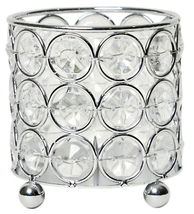 Elegant Designs Elipse Crystal Decorative Vase And Candle Holder - $18.76+