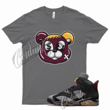 Grey STITCH Shirt for Air J1 6 Bordeaux Light Graphite Dark Maroon Charcoal - £20.62 GBP+