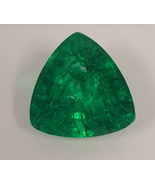Natural Green Emerald Trillion Cut 8.05 Carat GGL Certificate 13.18 x 13... - $629.14 CAD
