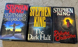 Stephen King hardcover books lot set of 3 - £18.36 GBP