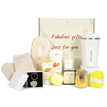 Mother&#39;s Day Gifts for Mom, Mothers Day Gift Ideas,9Pcs Relaxing Spa Gift Box Ba - £24.35 GBP
