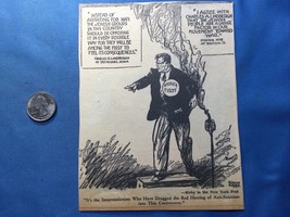 World War 2 WW2 Comic Sketch ORIGINAL From newsprint - ANTI-SEMITISM - $27.00 CAD