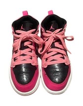 Jordan Kids Girls Air Jordan 1 Mid Sneakers Size 13c EXCELLENT CONDITION  - £26.57 GBP