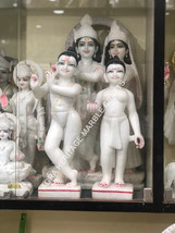 18&quot; Handmade Marble Radha Krishna Hinduism Religious Gift Showpiece Deco... - $9,058.71