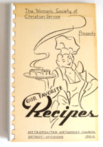 Our Favorite Recipes by Metropolitan Methodist Church Detroit Michigan (1956) - £19.40 GBP