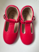 Special sale Size 11 Hard-Sole Toddler Mary Janes - Red, Toddler Tbar Shoes, Gir - £18.09 GBP