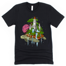 Psychedelic World Turtle Space Tortoise Fantasy T-Shirt - £22.35 GBP