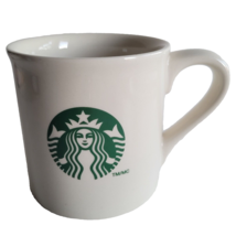 STARBUCKS 2013 Ceramic Coffee Mug Cup Green Siren Mermaid Logo Made in U... - $13.86