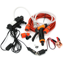 12V High Pressure Self-Priming Electric Car Portable Wash Washer Kit Water - £75.93 GBP