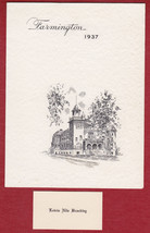 Farmington, ME State Normal School 1937 Graduation + Lewis Nile Brackley - $14.75