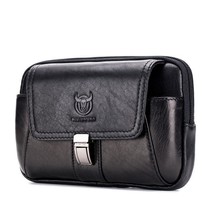 Casual Men Mobile Small Waist Bag 2022 New Multi-functional Retro First Layer Co - £32.45 GBP