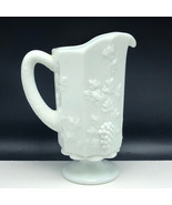 Westmoreland Milk Glass Paneled Grape glassware England vase pitcher car... - £23.79 GBP