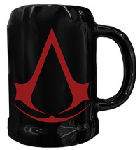 Assassins Creed Game Assassins Crest Logo 20 oz Ceramic Beer Stein NEW UNUSED - $11.64