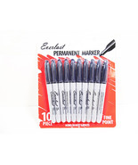 Everlast Black Permanent Marker 10 Pk Fine Point Markers Arts &amp; Crafts P... - $163.26 MXN