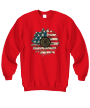 Independence Day Sweatshirt America Sunflower Red-SS  - £21.88 GBP