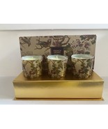 French Peony Three Votive Candle Trio By PotteryBarn - $739.65 MXN