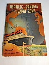 1940 Panama Canal Picture Guide Book Republic Of Panama &amp; The Canal. Rare Photo - £14.78 GBP