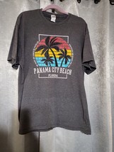 Panama City Beach Florida FL T-Shirt Distressed Design Size XL Crew Neck - £6.63 GBP