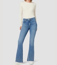 Hudson holly high rise flare barefoot jeans in Snow Angel - £118.03 GBP