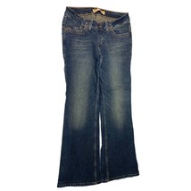 Express Womens Size 10 Regular Flare Jeans Precison Fit Buttonfly Blue - $14.84