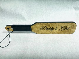 Custom word engraved birch spanking paddle personalized gift box optional - $42.99