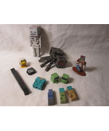 Lot of Minecraft Action Figure parts w/ Spider, Duck &amp; Metal Mini - £15.64 GBP