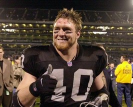 Jon Ritchie 8X10 Photo Oakland Raiders Football Picture Nfl Close Up - £3.89 GBP