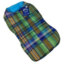 Youly Explorer Dog Medium to Large 16 inch Pet Puffer Under Strap Cozy Coat Blue - £13.20 GBP