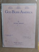 Sheet Music God Bless America - Irving Berlin - £7.86 GBP