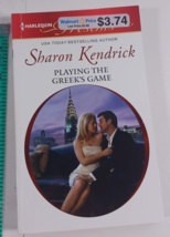 playing the greek&#39;s game by sharon kendri harlequin novel fiction paperback good - £4.74 GBP