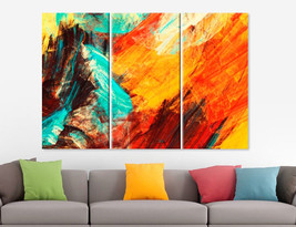 Abstract Splashes Canvas Print Abstract Canvas Print Abstract Art Abstract Wall  - £39.16 GBP