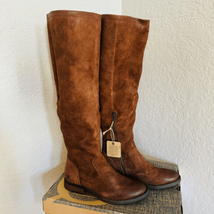 Born Britton Over the Knee Leather Riding Boot Cushioned Size 8.5 Brown ... - $129.97