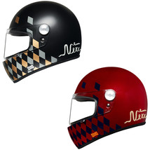 Nexx X.G100R Checkmate Retro Motorcycle Helmet (XS-2XL) (2 Colors) - £389.70 GBP