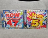 Lot of 2 Now! That&#39;s What I Call Music CDs: 47, 51 - $8.54