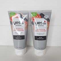 2- Yes to Tomatoes Detoxifying Daily Cleanser Acne Treatment 5 oz EXP 7/... - £25.16 GBP