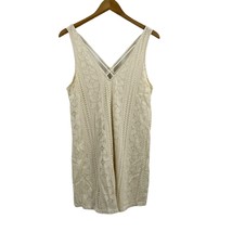 Lush Lace V Neck Mini Dress Size Large - £11.85 GBP