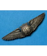WWI, U.S. AIR SERVICE, PILOT WING, BADGE, G.W. HALTOM, FT. WORTH, TX, OR... - $3,922.51 CAD