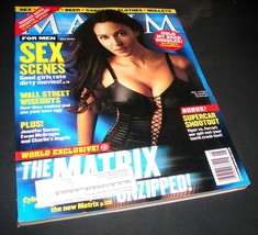 MAXIM MAGAZINE 065 May 2003 Monics Bellucci Jennifer Garner Charlie&#39;s Angels - £10.54 GBP