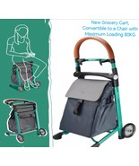 New Large Grocery Cart, Convertible to a Chair with Maximum Loading 80KG - $5,820.01 MXN
