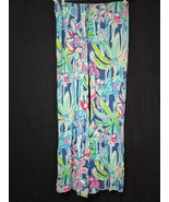 Lilly Pulitzer Georgia May Palazzo Pants Size Medium Seagate - $1,344.35 MXN