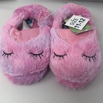 exteremly me unicorn slippers size 11-12 new wirh tags fleece lined - $17.82
