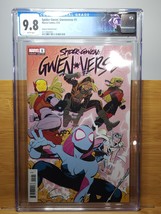 New Cgc 9.8 Slab SPIDER-GWEN: Gwenverse #1 Romero 1:25 Variant Custom Label - £55.75 GBP