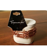 Taramanda Rose Gold Chain Link Style Three Strand Ladies Bracelet (NEW) - £7.89 GBP