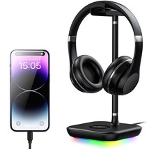 Rgb Gaming Headphone Headset Stand For Desk, Pc Gaming Accessories, Headphone He - £20.83 GBP