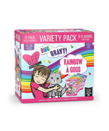 BFF OMG Rainbow Variety Pack Cat Food Pouches 12 Count Grain Free Gravy - $18.99